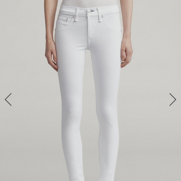 Rag & Bone White Skinny Jeans 28 - Picture 4 of 7